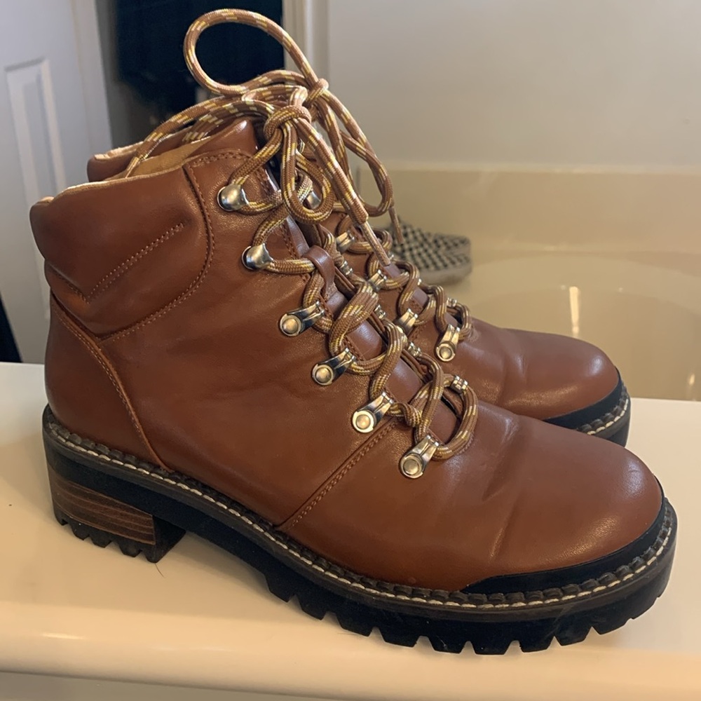 Universal Thread Brown Lace-Up Boots Size 8.5